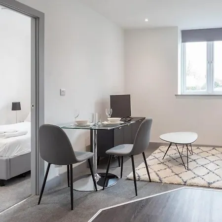 Apartmán Bright 1br In Hunslet Near Centre Leeds (West Yorkshire)